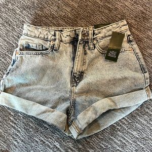 high rise denim shirts never worn